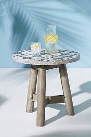 Marrakech Indoor Outdoor Side Table Outdoor Side Table Outdoor Coffee Tables Unique End Tables