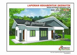 Pelan rumah com reka bentuk rumah mesra rakyat, pelan rumah panjang sumber : Tawaran Bina Bina Rumah Murah Pakej Istimewa Dm Gemilang Facebook