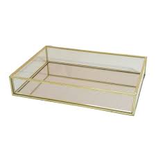 Retro Rectangle Glass Mirror Decorative