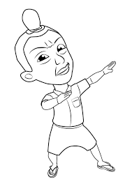 Tranh cho bé tô màu upin & ipin 7. Upin And Ipin Coloring Pages Free Printable Coloring Pages For Kids