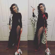 Coolest homemade cruella de vil costumes. Halloween Is Filled With Scary Things Ghosts Ghouls And Pricey Costumes Are Just A Few If You Re The Haloween Costumes Costumes For Women Halloween Women