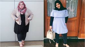 Kita semua tahu bahwa orang bertubuh plus sangat dianjurkan nggak memakai baju dengan motif garis horizontal. Punya Tubuh Gemuk Yuk Tiru 8 Gaya Hijab Super Kece Ala Selebgram Indonesia Ini Tribun Kaltim