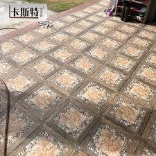 Magnolia white, plantation beige, and cobblestone taupe. Retro Villa Yard Tile Idyllic Outdoor Terrace Cobblestone Garden Balcony Courtyard Floor Tile Non Slip Antique Brick