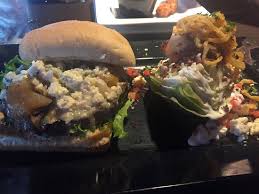 Black And Bleu Burger Red Robin Nutrition Black And Bleu Burger And Wedge Salad Picture Of Red Robin Gourmet Burgers Altoona Tripadvisor