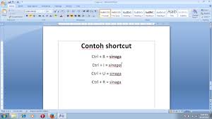 Check spelling or type a new query. Shortcut Pada Microsoft Office Word Halaman 1 Kompasiana Com