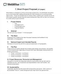 example of project proposal format – jumpcom.co – template ideas