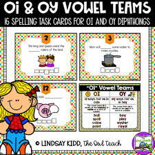 Oi And Oy Activity Spelling Scoot