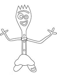 100+ toy story coloring pages! Forky Coloring Page