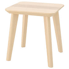 lisabo table d appoint plaque frene 45x45 cm ikea bijzettafels natuurlijk hout ikea