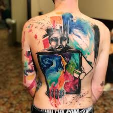 Dark and bold lines take a backseat in this tattoo style. Watercolor Tatowierer Innen Aus Deutschland Feelfarbig
