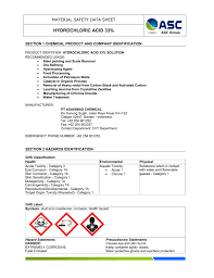 Hydrochloric Acid 33