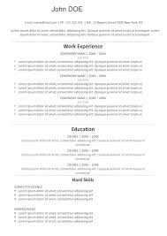This free resume template for word is one of many templates accessible directly through ms word's own template gallery. 100 Resume Templates Samples Free Doc Word Ppt Instant Download
