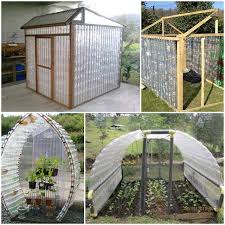 Freestanding, attached, hoop houses, geodesic domes, plastic, polycarbonate, glass, and the list goes on. Wonderful Diy Plastic Bottles Green House