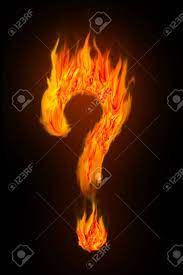 Type your nickname in a stylized way Fire Question Mark Stock Photo Picture And Royalty Free Image Image 22499776