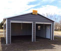 Metal Garage Carport Workshop Metal Building 24 X 31 X 9 Free Delivery And Setup Carport Garage Metal Buildings Metal Carports