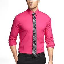 Pink Men S Dress Shirt Express Pink Dress Shirt Men Mens Shirt Dress Pink Dress Shirt