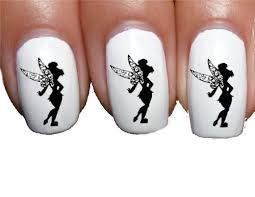 Ileana (nail artist)/img nails on instagram: Sassy Nailz Lace Tinkerbell Disney Nail Art Transfer Decal Wrap For False Acrylic Gel Or Natural Nails Buy Online In Belize At Belize Desertcart Com Productid 89292859