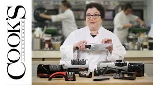 Able to sharpen multiple kinds of knives: Equipment Review Best Electric Manual Knife Sharpeners Our Testing Winners Youtube