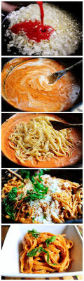 Pasta With Tomato Cream Sauce Recette Recettes De Cuisine Cuisine Et Boissons Recette De Plat
