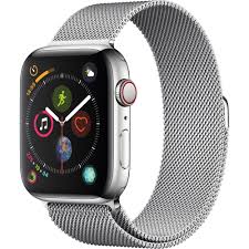 Apple Watch Series 4 Gps Cellular 44mm Stainless Steel Case With Milanese Loop Silver Buy Apple Watch Apple Watch Apple Watch Series