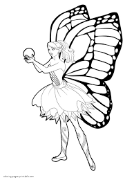 A window will appear, then you just have to print. Barbie Mariposa And The Fairy Princess Coloring Pages Novocom Top