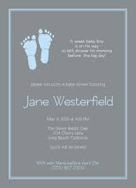 Protect and enrich every child's full potential. Little Boy S Footprints Baby Shower Invitations By Basic Invite