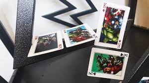 Avengers assemble birthday party card. Marvel Avengers Playing Cards Deck
