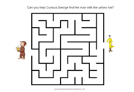 Each maze is unique, with fun illustrations to keep your little one engaged. Curious George Mazes For Kids