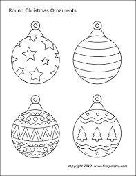 Here's a set of free printable alphabet letter images for you to download and print. Christmas Tree Ornaments Free Printable Templates Coloring Pages Firstpalette Com