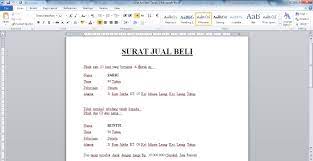 Surat jual beli tanah merupakan surat yang sengaja dibuat oleh penjual dan juga pembeli dalam menjelaskan hak dan kewajiban. Contoh Surat Jual Beli Tanah Simple Materai 6000 Doc