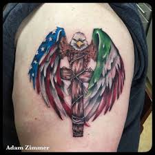 Home mexican tattoos mexican eagle and flag tattoo design. 53 Coolest Must Watch Designs For Patriotic 4th July Tattoos Aztec Tattoo Designs Aztec Tattoo Aztec Tattoos Sleeve