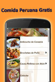 La cocina peruana está considerada como una de las mejores de latinoamérica y del mundo. Comida Peruana Gratis For Android Apk Download