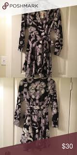 Bar Iii Floral Wrap Dress Size Small Bar Iii Floral Wrap Dress With Long Sleeves And Asymmetrical Hem Line That Hits Wrap Dress Floral Dresses Bar Iii Dress