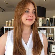 Copper Red Look Hair Side Fringe Hairstyles Copper Blonde