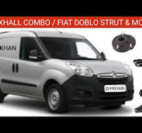 Vauxhall Opel Combo, Fiat Doblo, Citroën and Peugeot Van Front Shock  Absorber, Strut and Strut Mount
