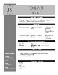 We did not find results for: Acting Resume Template