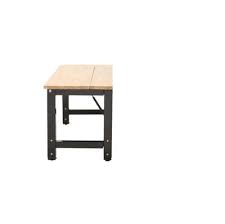 Husky 6 Ft Folding Adjustable Height Solid Wood Top Workbench Wsh72fwb The Home Depot In 2020 Wood Top Workbench Adjustable Height Work Table Workbench