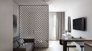 The design of this small apartment created by mccrum offers smart solutions, but composing a bookshelf unit that separates the functional zoning. 2 Small Apartment With Modern Minimalist Interior Design Roohome