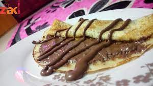 طريقة عمل كريب نوتيلا زاكي yummy food breakfast