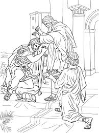 1600 x 1200 file type: David Cuts Sauls Robe Coloring Page Free Coloring Library