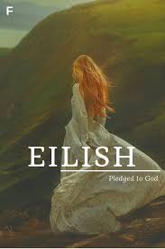 Eilish Meaning Pledged To God Irish Names E Baby Girl Names E Baby Names Female Names Whimsical Baby Names Ba Nature Names Traditional Names Irish Names
