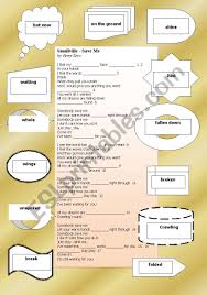 Before downloading you can preview any song by mouse over. Song Save Me 2 Smallville Esl Worksheet By Lwymax