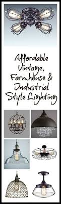 Vintage Farmhouse And Industrial Style Lighting By Just The Woods