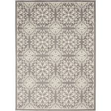 Our distressed designs are guaranteed to be just as durable as any rug in your collection. Nourison Jubilant Jub06 Ivory Grey Indoor Area Rug Target