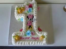 First Baby Girl Birthday Cake Number 1 Shape Cake Baby Girl Birthday Cake Baby Girl Birthday Birthday Cake Girls