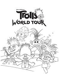 Dibujos Para Colorear Trolls