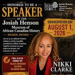 Honored Speaker at Josiah Henson Museum of African-Canadian History