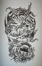 Beautiful sketches in finished tattoos sketches in finished tattoos. Half Sleeve Tattoo Drawing Ideas For Men Happy Emotion