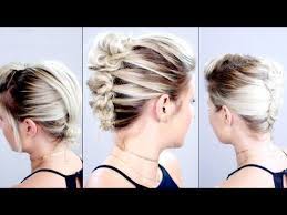 Short Hair Tutorial Updo Less Than 5 Minutes Milabu Youtube Short Hair Dos Short Hair Updo Hair Updos Tutorials