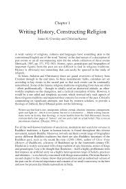 Maybe you would like to learn more about one of these? Pdf Writing History Constructing Religion